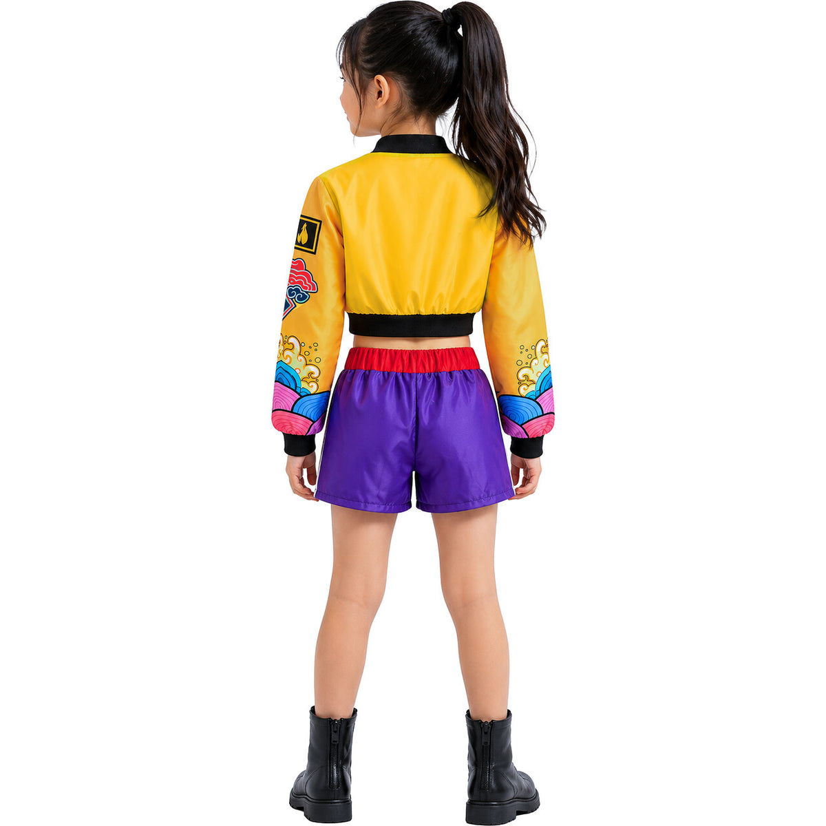 Op deze afbeelding zie je een Kostuums, van het merk Guirca. K-Pop Star Nova Lite Meisje Kostuum