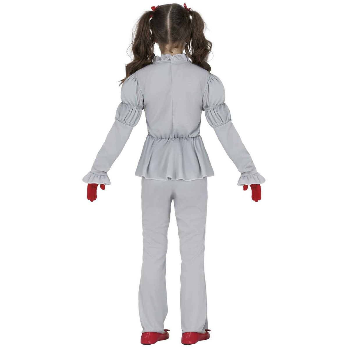 Op deze afbeelding zie je een Kostuums, van het merk Guirca. Lady Clown Pennywise Meisje Kostuum