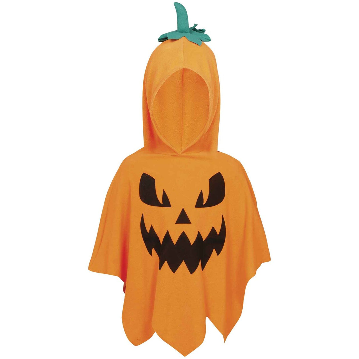 Op deze afbeelding zie je een Kostuums, van het merk Guirca. Boze Pompoen Poncho Kind