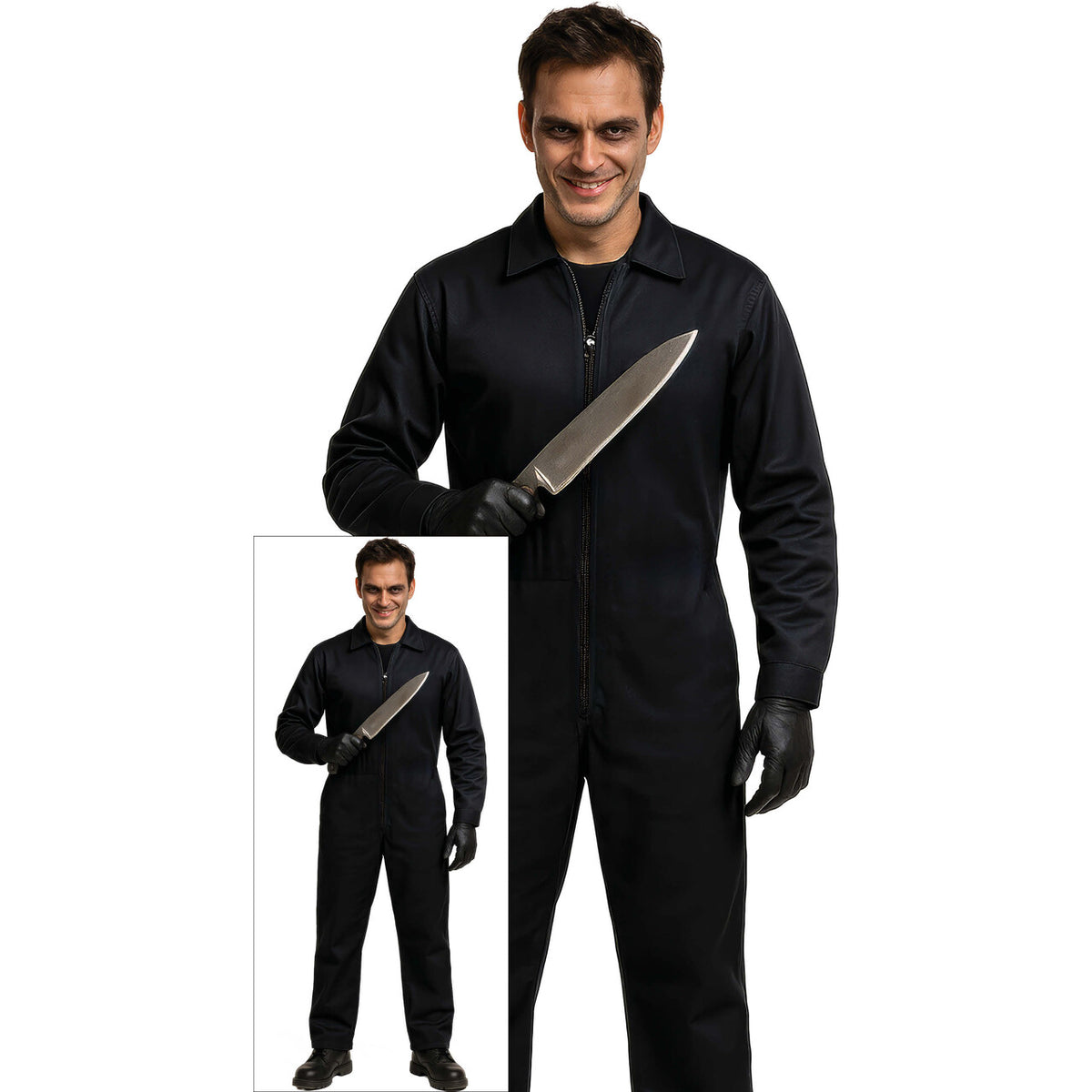 Op deze afbeelding zie je een Kostuums, van het merk Guirca. Mister Michael Myers Man Kostuum
