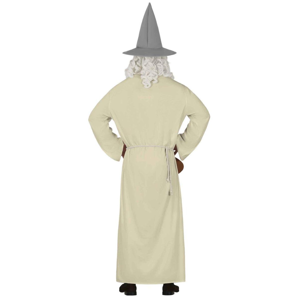 Op deze afbeelding zie je een Kostuums, van het merk Guirca. De Witte Magiër Man Kostuum