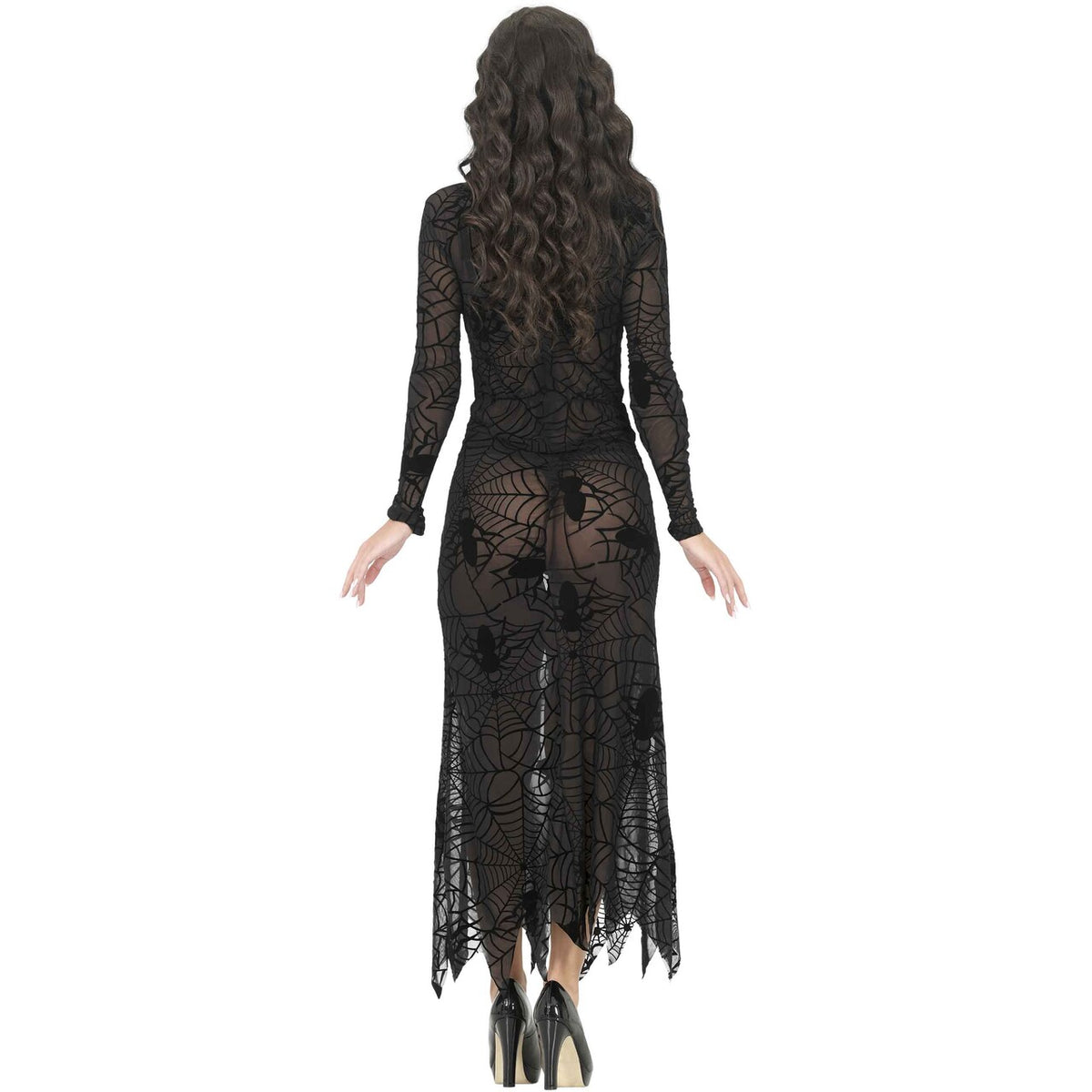 Op deze afbeelding zie je een Kostuums, van het merk Guirca. Spider Web Lady Vrouw Kostuum