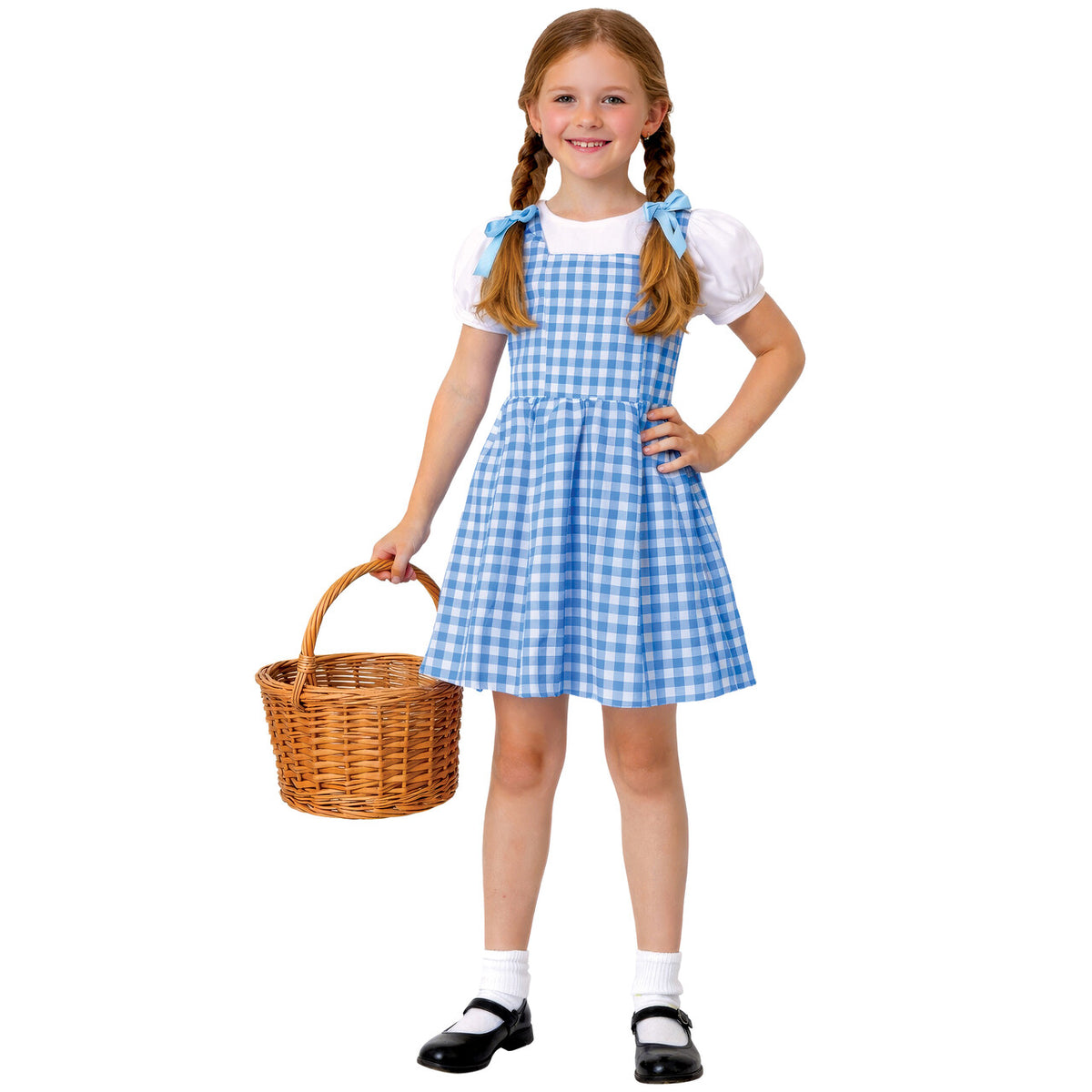 Op deze afbeelding zie je een Kostuums, van het merk Guirca. The Wizard Of Oz Dorothy Meisje Kostuum