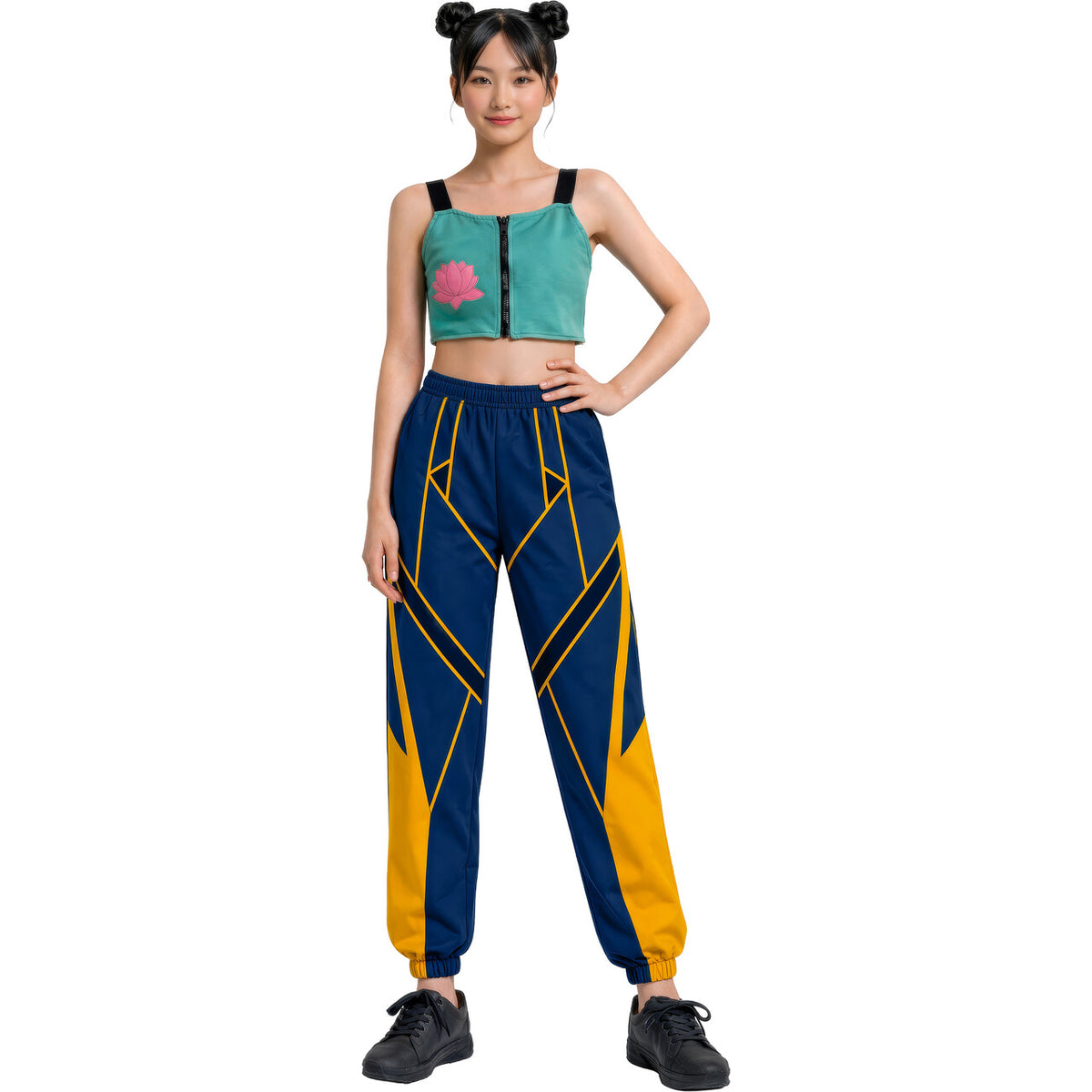 Op deze afbeelding zie je een Kostuums, van het merk Guirca. Kpop Superstar Mira Vrouw Kostuum