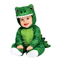 Kleine Groene Dino Onesie Kind Kostuum
