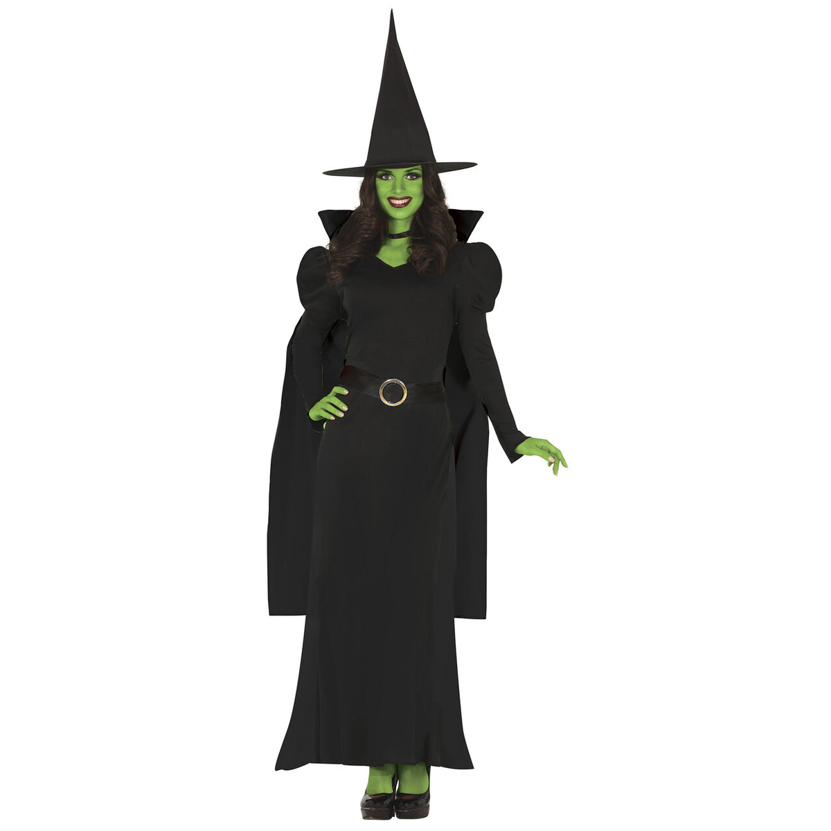 Op deze afbeelding zie je een Kostuums, van het merk Guirca. Klassieke Wicked Heks Vrouw Kostuum