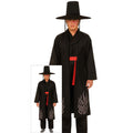 Scary Black Demon Man Kostuum