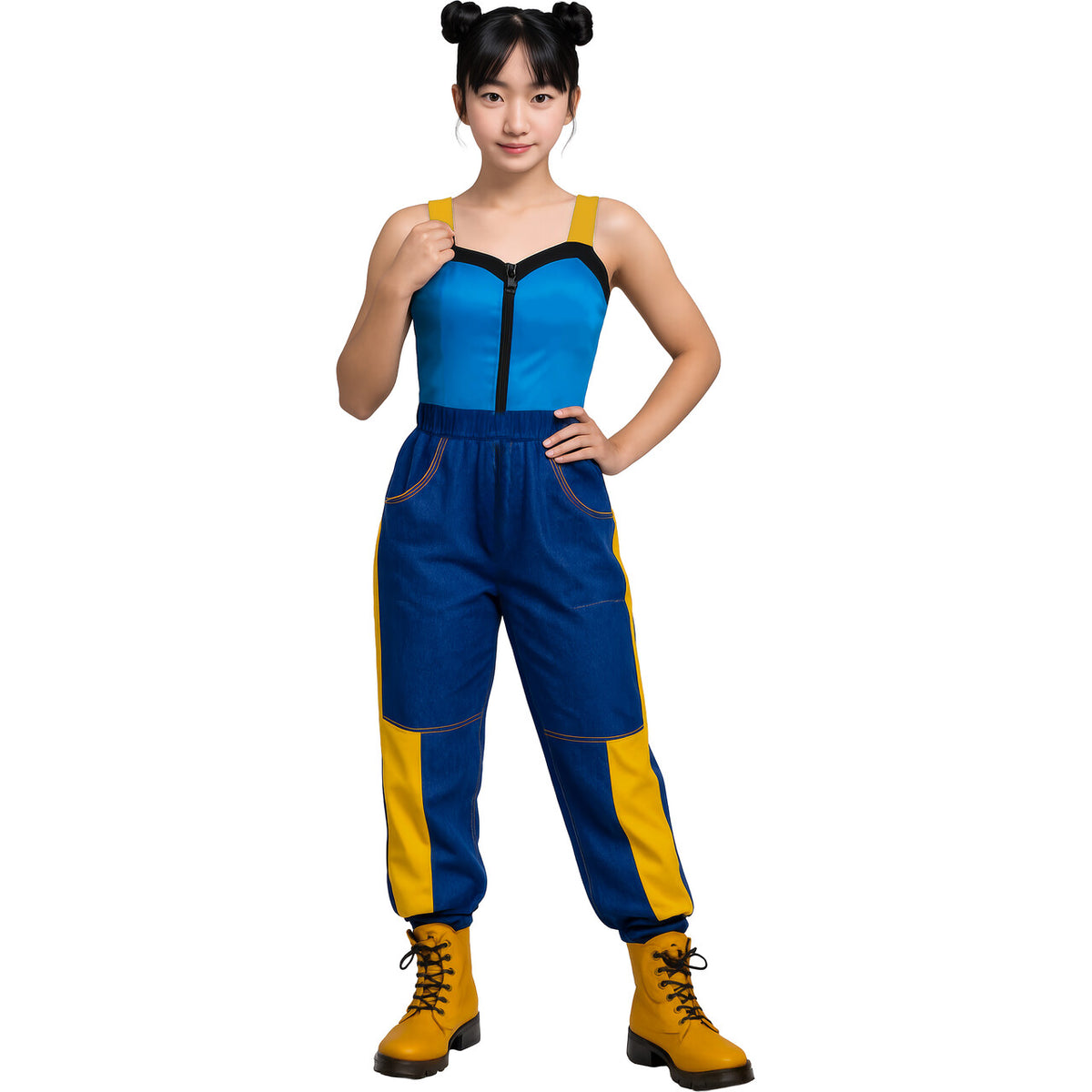 Op deze afbeelding zie je een Kostuums, van het merk Guirca. K-Popstar Hunter Lotus Kostuum