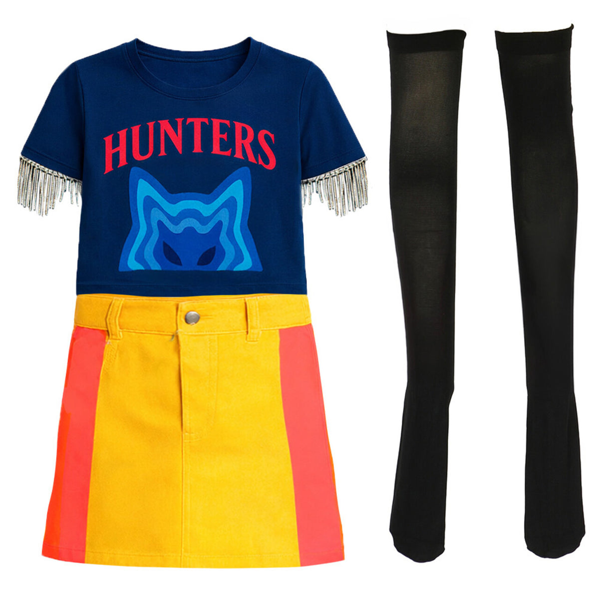 Op deze afbeelding zie je een Kostuums, van het merk Guirca. Kpop Star Hunters Vrouw Kostuum