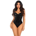 Luxe Bodysuit Met Pailletten Zwart Vrouw Kostuum