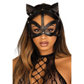 Kinky Pussy Cat Masker Lederlook