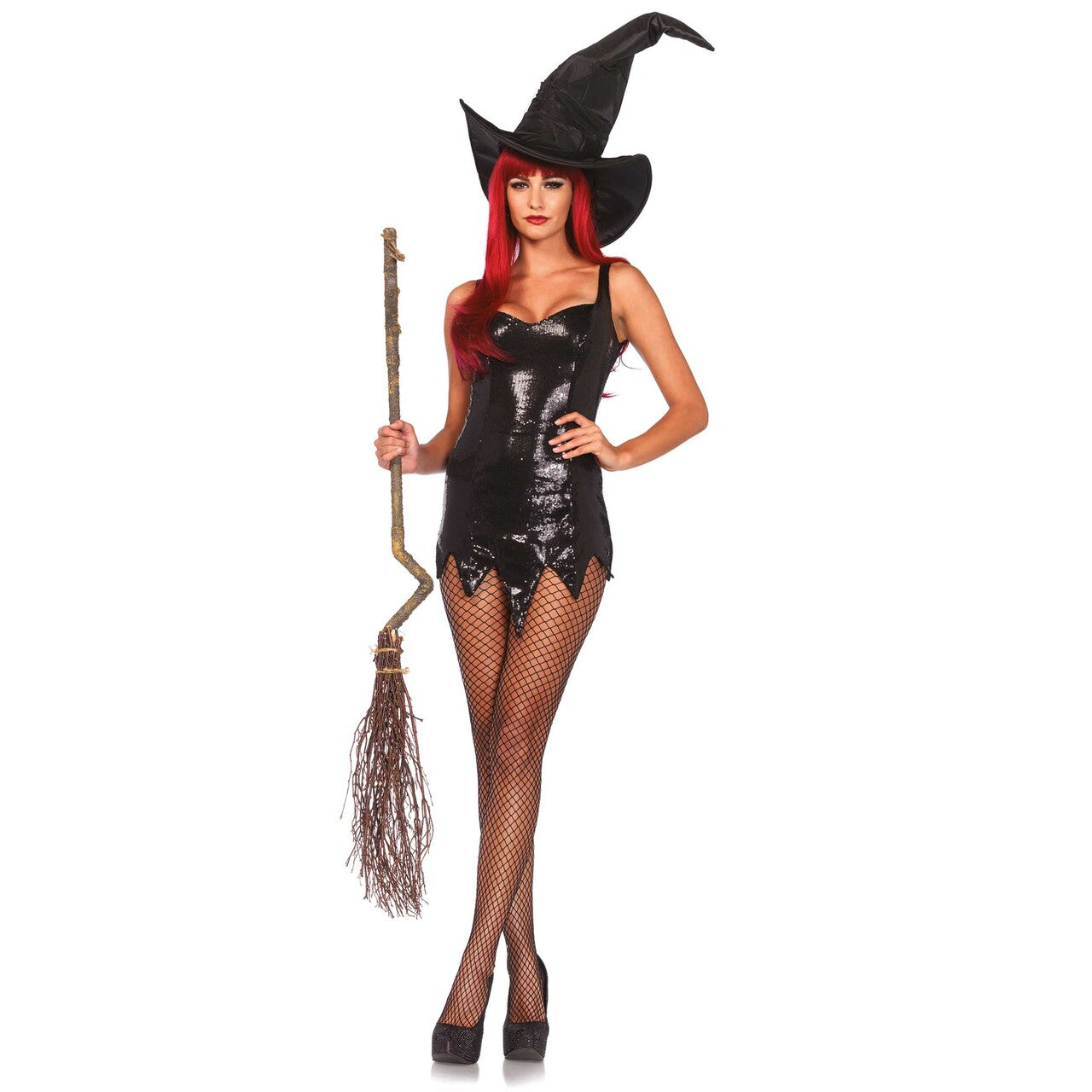Op deze afbeelding zie je een Kostuums, van het merk Leg Avenue. Sexy Halloween Lovertjes Jurk Vrouw
