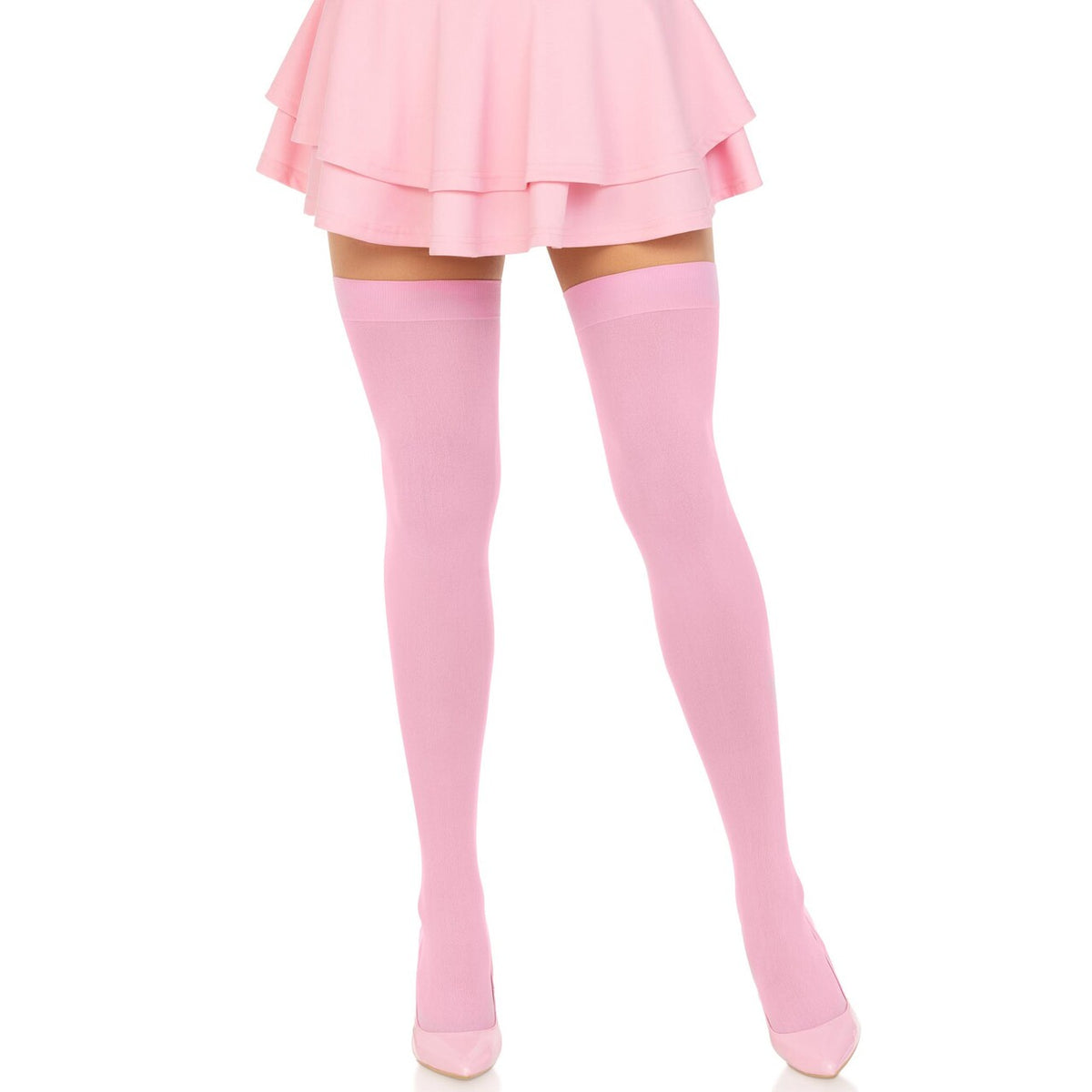 Op deze afbeelding zie je een Accessoires, van het merk Leg Avenue. Sweet Roze Kousen