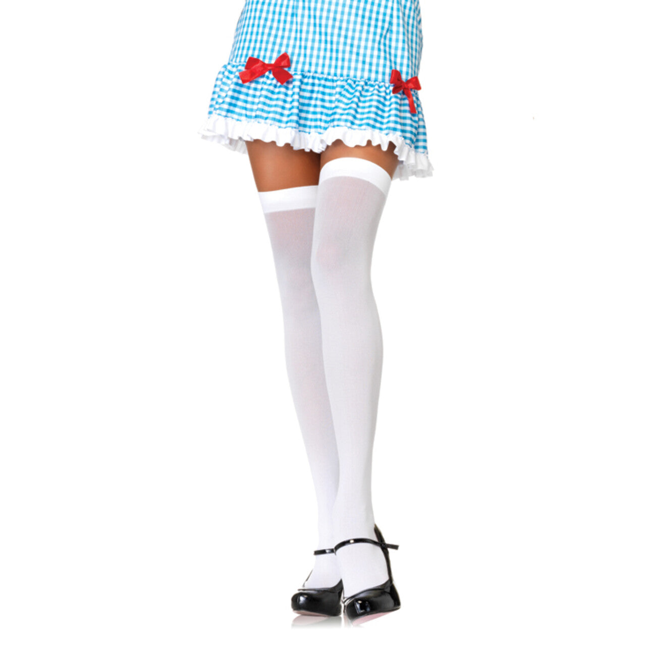 Op deze afbeelding zie je een Accessoires, van het merk Leg Avenue. Nylon Kous Plus Size Tot Over De Knie