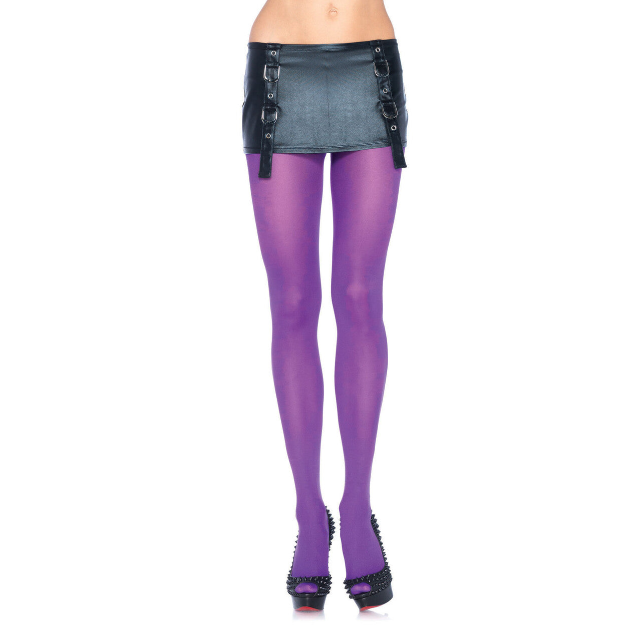 Op deze afbeelding zie je een Accessoires, van het merk Leg Avenue. Nylon Panty Paars