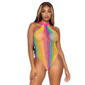 Over The Rainbow Visnet Festival Bodysuit Vrouw Kostuum