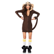 Op deze afbeelding zie je een Kostuums, van het merk Leg Avenue. Sexy Maffe Apenjurk Vrouw