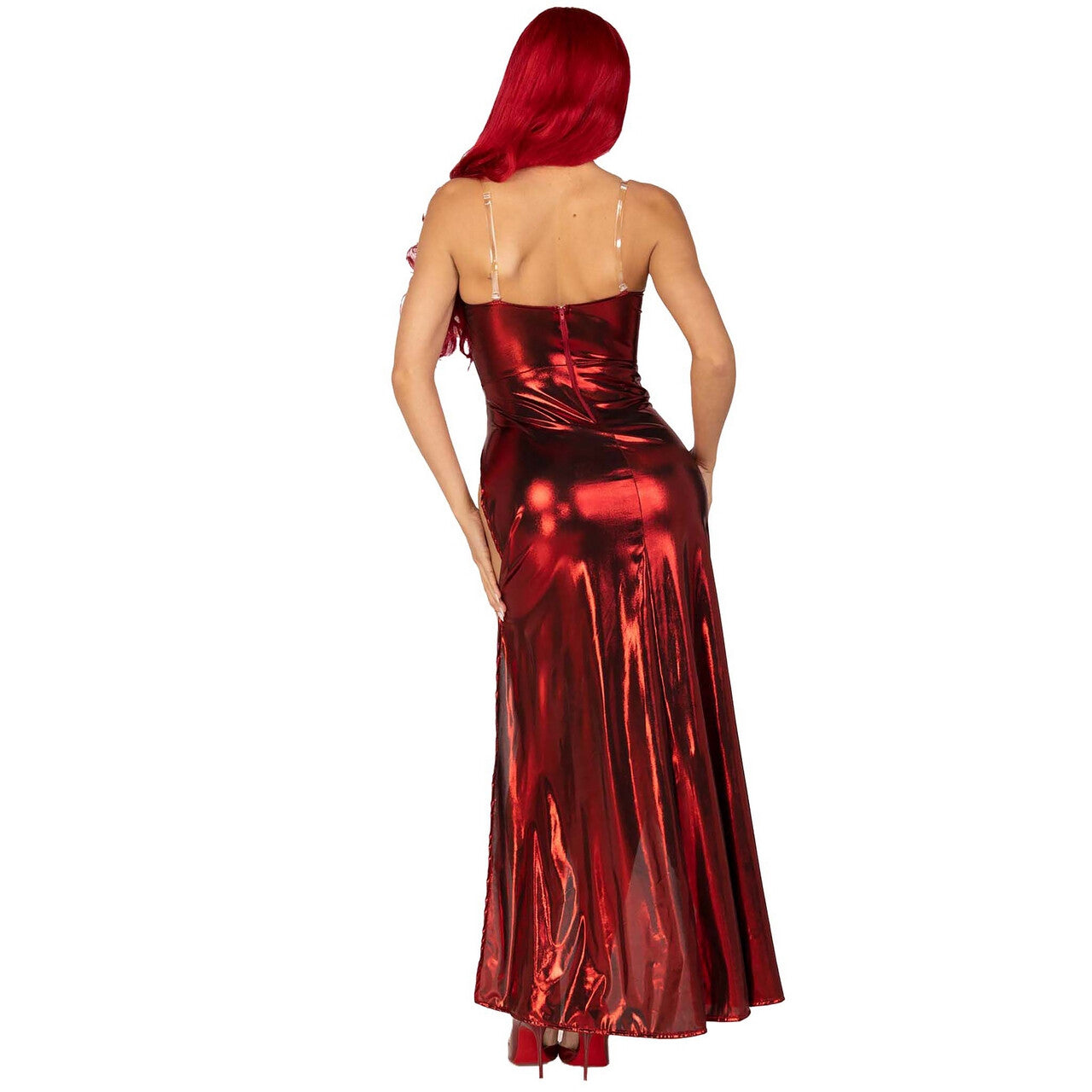 Op deze afbeelding zie je een Kostuums, van het merk Leg Avenue. Duivels Sexy Jessica Rabbit Vrouw Kostuum