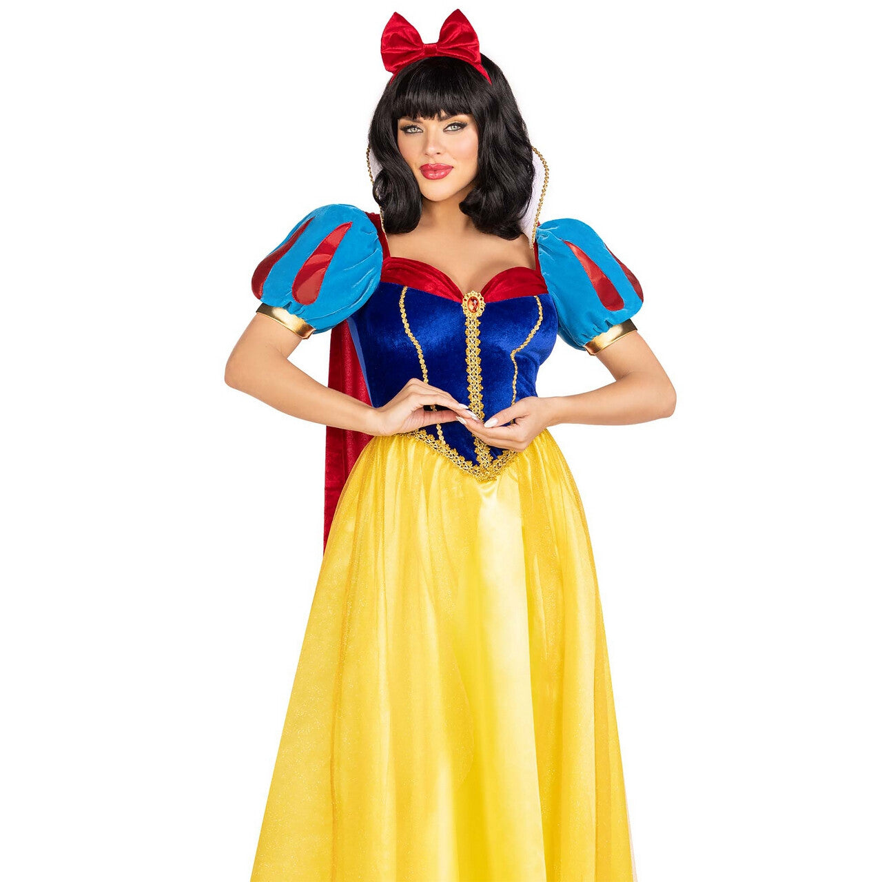 Op deze afbeelding zie je een Kostuums, van het merk Leg Avenue. Koninklijke Miss Snowwhite Vrouw Kostuum
