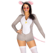 Op deze afbeelding zie je een Kostuums, van het merk Leg Avenue. Comfy Huismuis Cheeky Cheese Lover Vrouw Kostuum