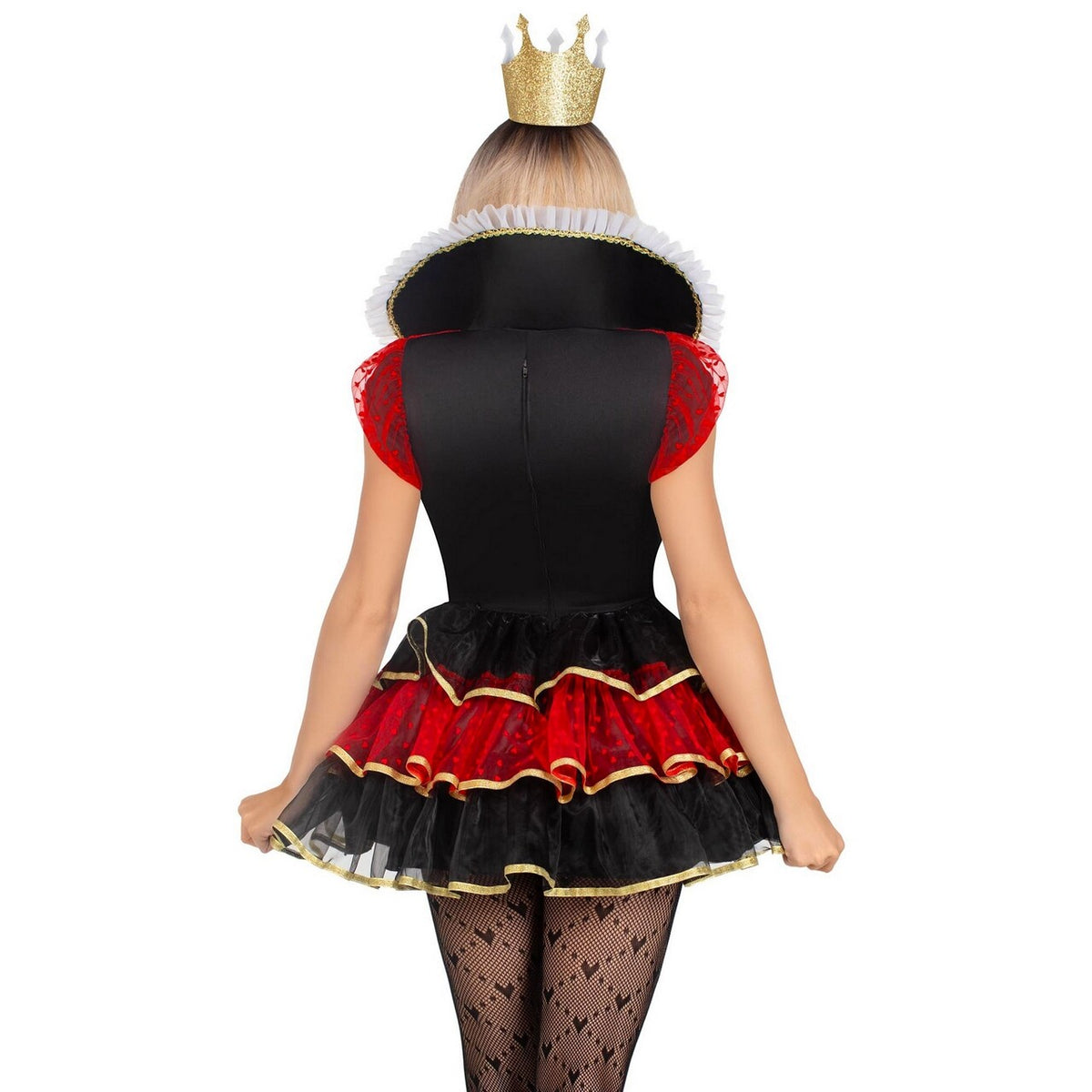 Op deze afbeelding zie je een Kostuums, van het merk Leg Avenue. Queen Of Many Broken Hearts Vrouw Kostuum