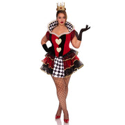 Op deze afbeelding zie je een Kostuums, van het merk Leg Avenue. Plus Size Lovely Queen Of Heart Vrouw Kostuum