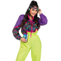 Skipak Super 80s Tracksuit Vrouw Kostuum