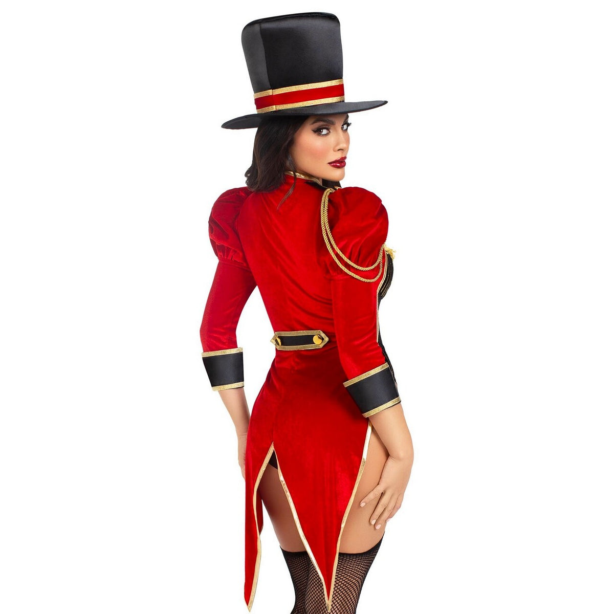Op deze afbeelding zie je een Kostuums, van het merk Leg Avenue. Naughty Circus Ringmaster Vrouw