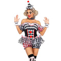 Cheeky And Funny Harlequin Vrouw Kostuum
