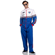 Op deze afbeelding zie je een Kostuums, van het merk Leg Avenue. Need For Speed Racer F1 Man Kostuum