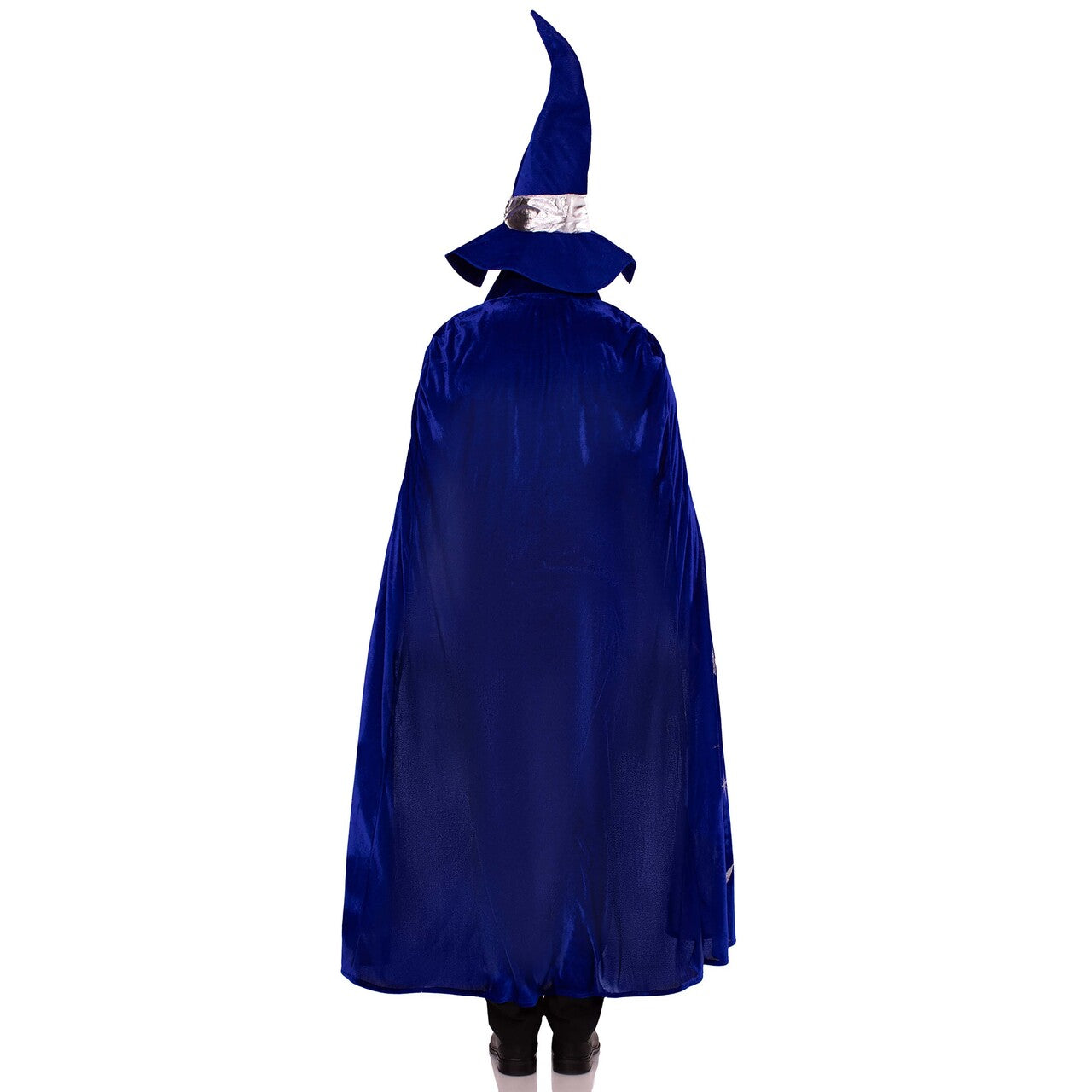 Op deze afbeelding zie je een Kostuums, van het merk Leg Avenue. 3 Pc Wizard Kit, Cape, Hat And Beard Man Kostuum