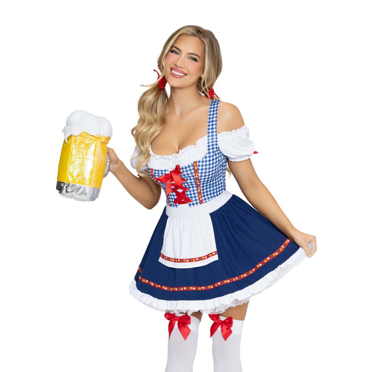 Op deze afbeelding zie je een Kostuums, van het merk Leg Avenue. Oktoberfest Cutie Apron Dress Vrouw