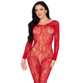 Guilty Pleasure Rode Bodysuit Vrouw Kostuum