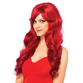 Lange Pruik Met Golvend Haar Rood