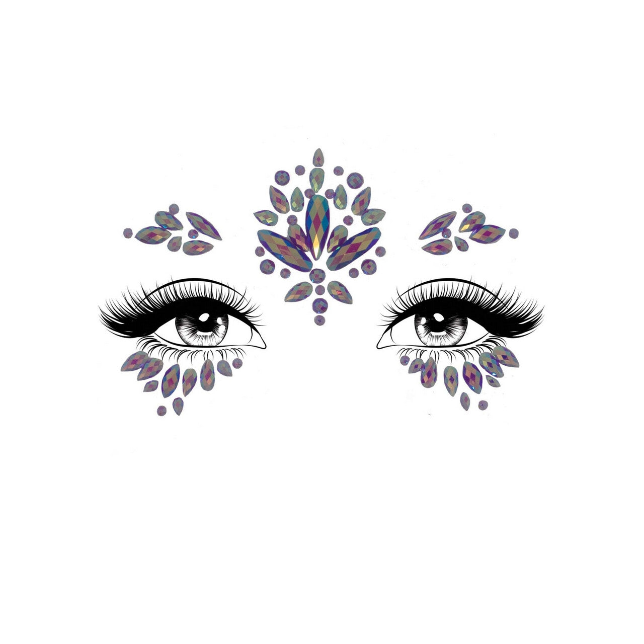 Op deze afbeelding zie je een Decoratie, van het merk Leg Avenue. Princess Jewel Body Stickers