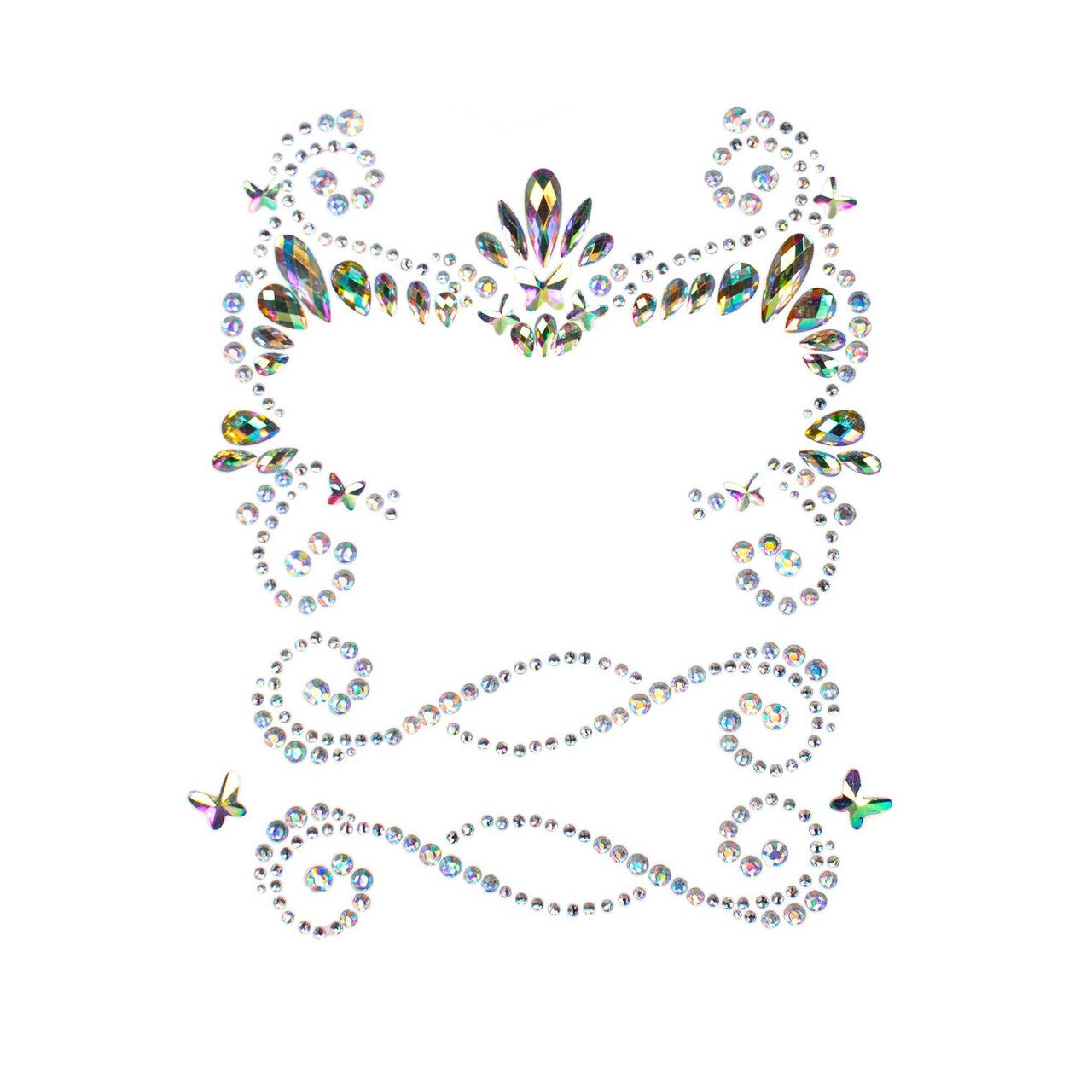 Op deze afbeelding zie je een Accessoires, van het merk Leg Avenue. Fairy Face Jewels Sticker