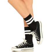 Op deze afbeelding zie je een Accessoires, van het merk Leg Avenue. Gestreepte Sportsokken Marit