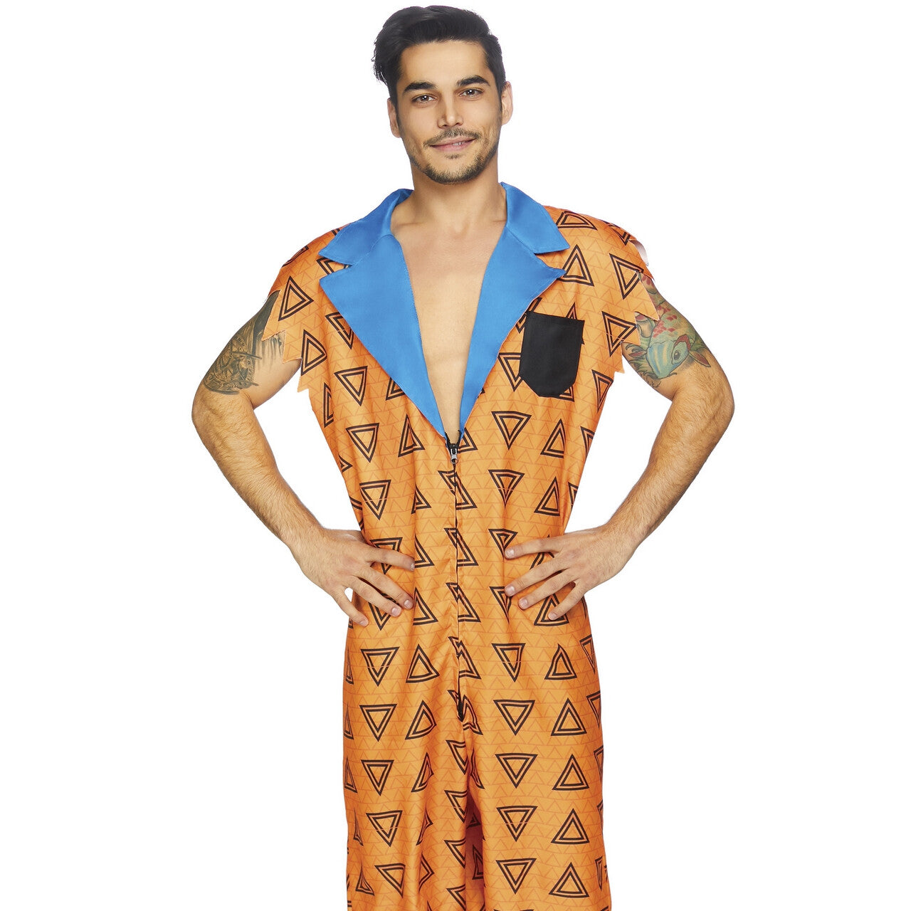 Op deze afbeelding zie je een Kostuums, van het merk Leg Avenue. Bedrock Bro Fred Flintstone Man Kostuum