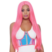Op deze afbeelding zie je een Accessoires, van het merk Leg Avenue. Blauwroze Corset Buikriem