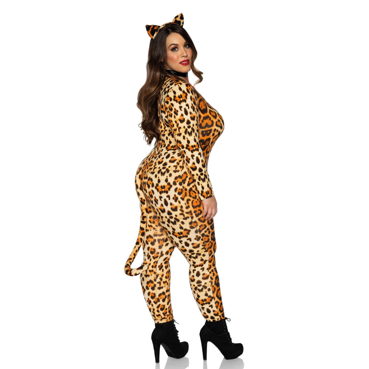 Op deze afbeelding zie je een Kostuums, van het merk Leg Avenue. Listige Luipaard Op De Loer Plus Size Vrouw Kostuum