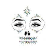 Op deze afbeelding zie je een Accessoires, van het merk Leg Avenue. Skeleton Face And Chest Jewels