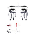 Possessed Face Jewels Sticker