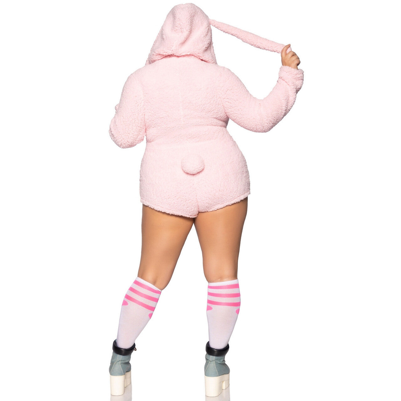 Op deze afbeelding zie je een Kostuums, van het merk Leg Avenue. Knuffelzacht Konijntje Wobbelina Plus Size Vrouw Kostuum