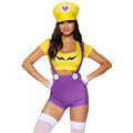 Gamer Hartenbreekster Super Wario Vrouw Kostuum