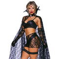 Strenge Miss Evil Vampier Vrouw Kostuum