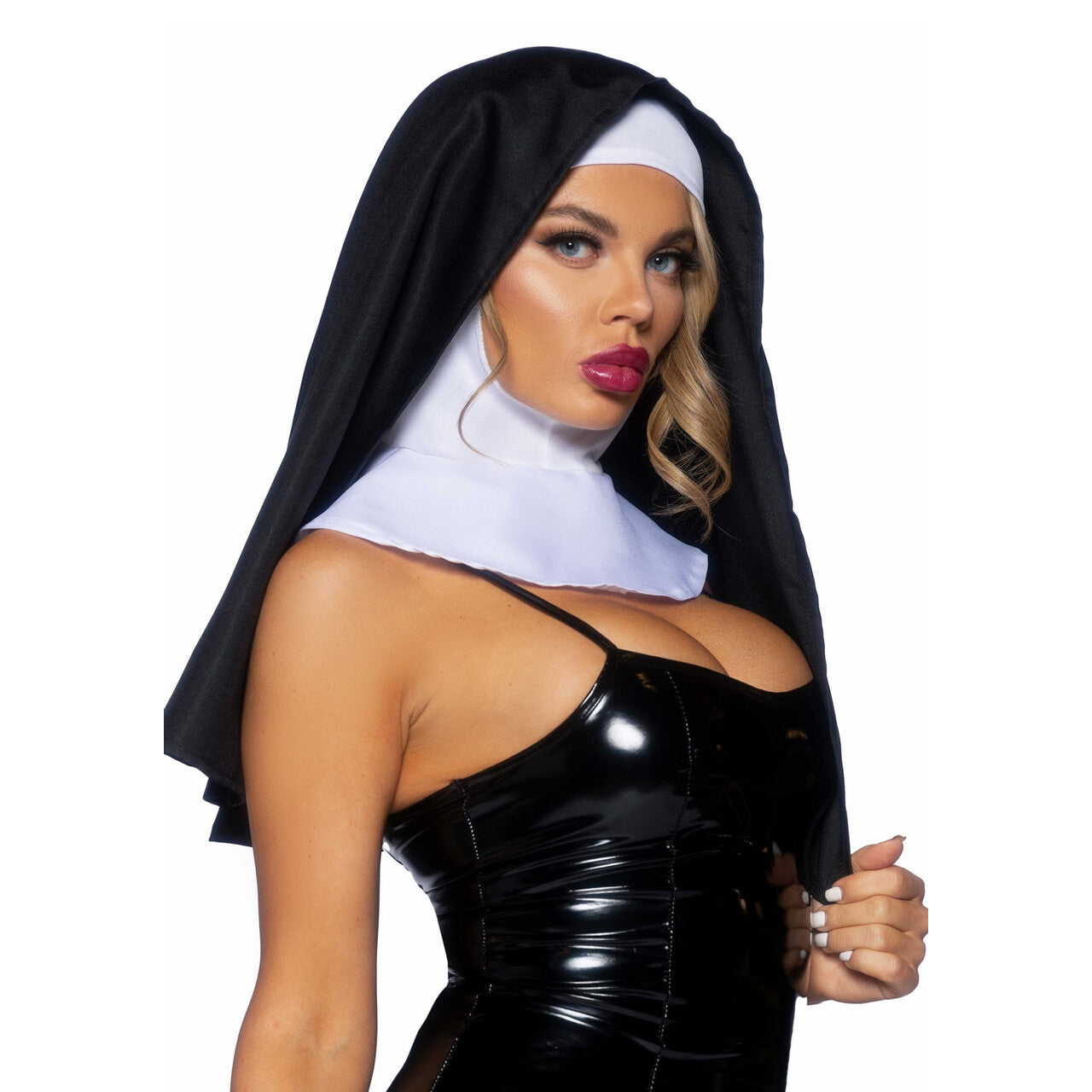 Op deze afbeelding zie je een Accessoires, van het merk Leg Avenue. Sister Act Heilige Non