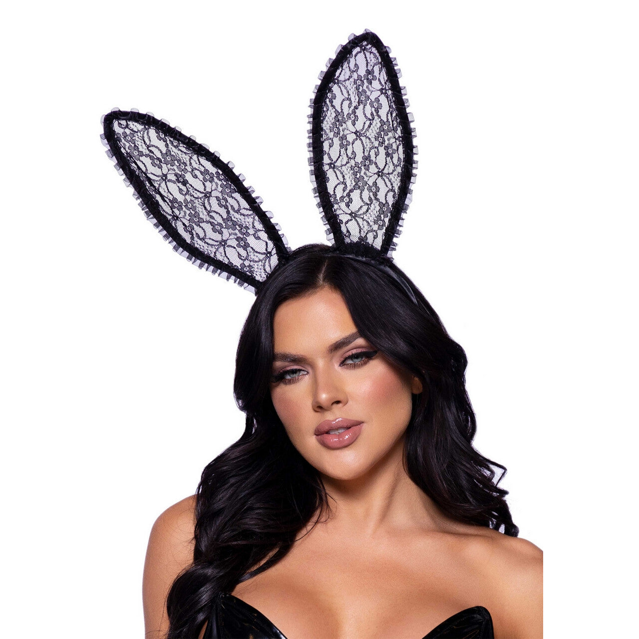 Op deze afbeelding zie je een Accessoires, van het merk Leg Avenue. Spannende Playboy Bunny Oren Zwart