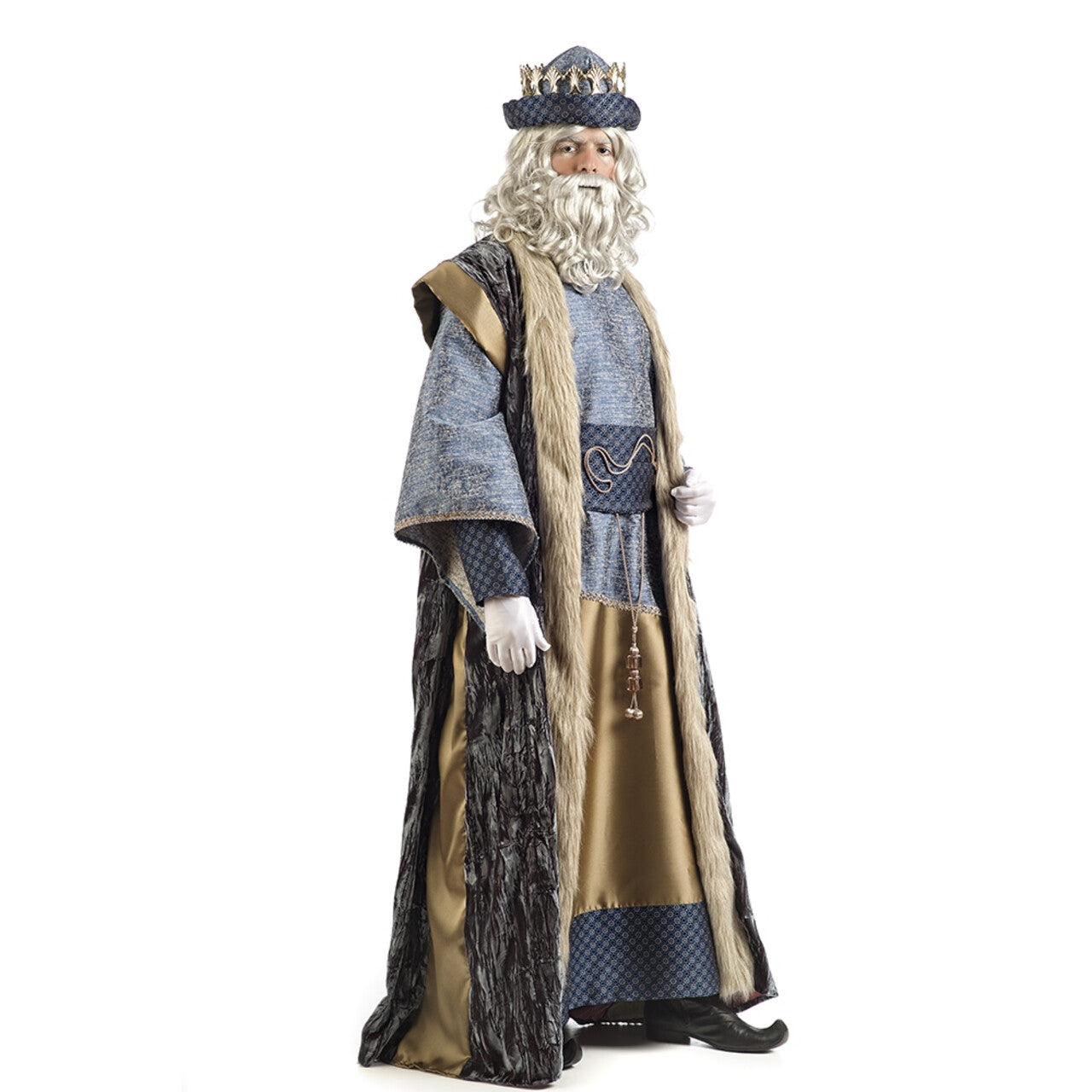 Op deze afbeelding zie je een Kostuums, van het merk Limit. Koning Melchior Driekoningen Kerstmis Man Kostuum