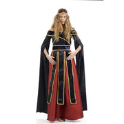 Op deze afbeelding zie je een Kostuums, van het merk Limit. Rood Middeleeuwse Hertogin Henrike Von Handrup Vrouw Kostuum