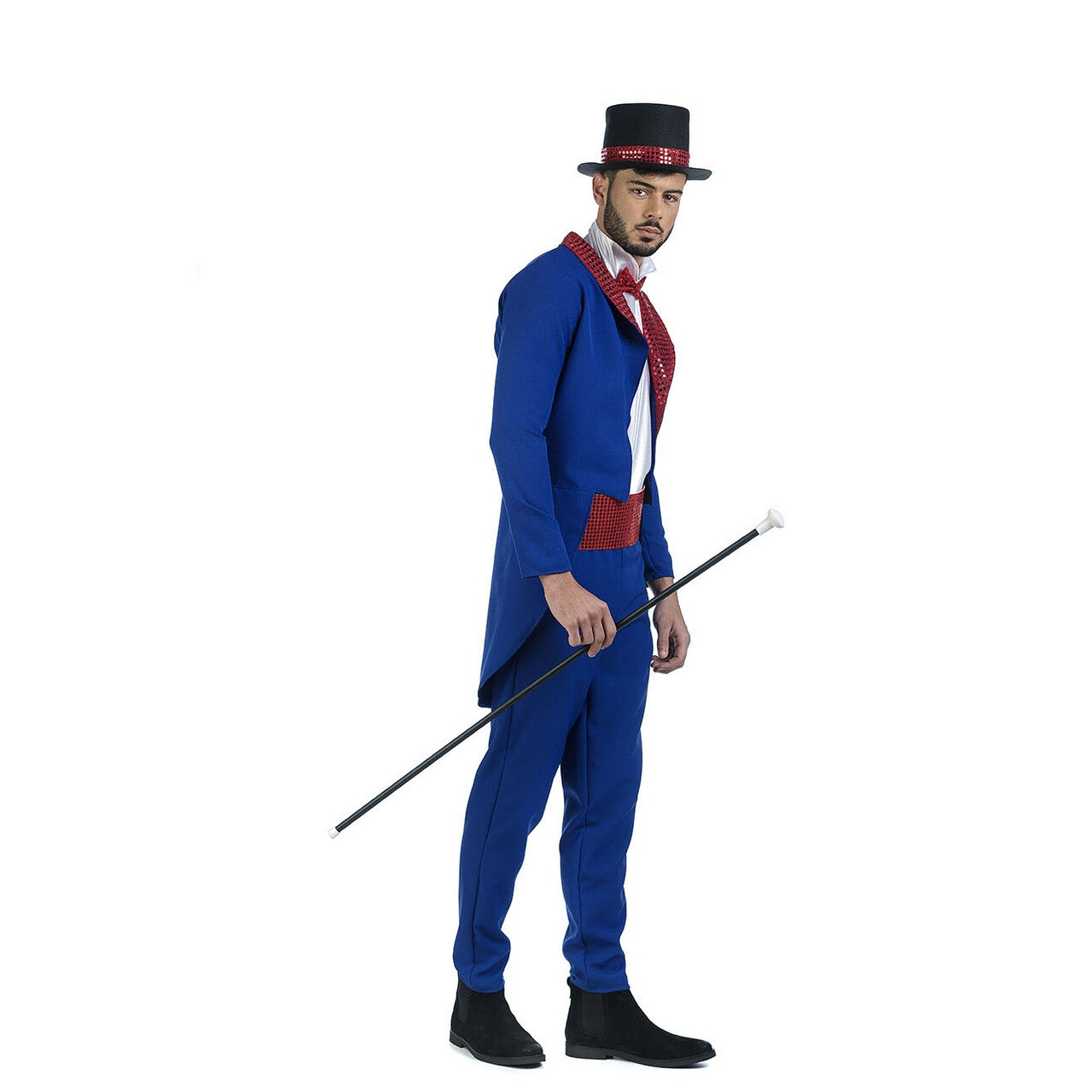 Op deze afbeelding zie je een Kostuums, van het merk Limit. Showmaster Las Vegas Voorstelling Man Kostuum